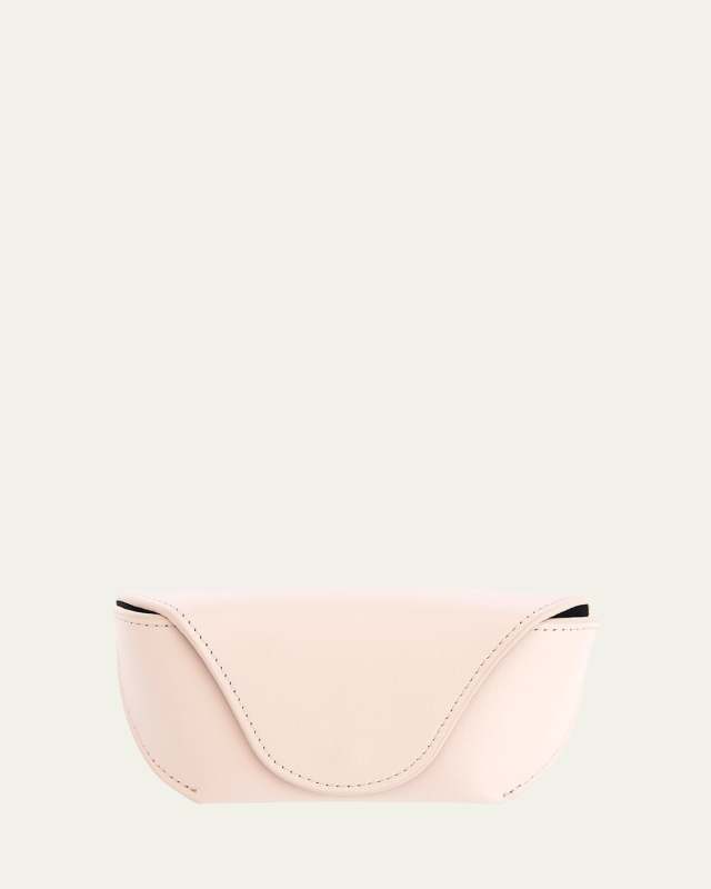 Monogrammed Leather Sunglasses Carrying Case
